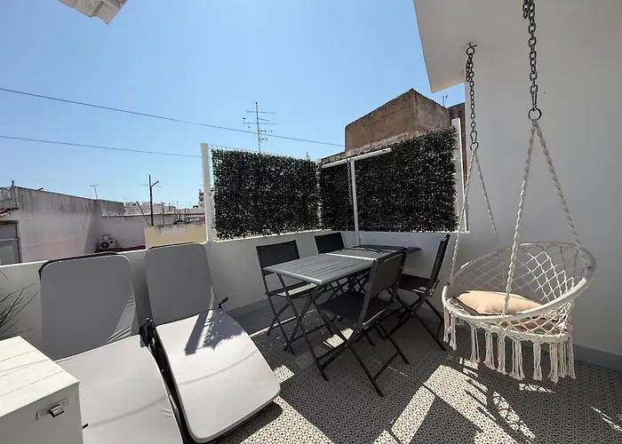펜션 Casa Algarvia Townhouse Patio & Rooftop